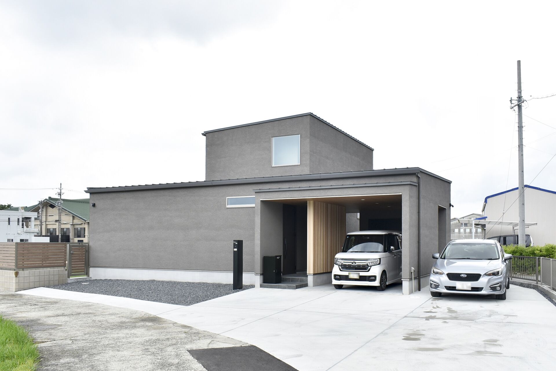 【施工事例】インナーガレージ×半平屋のお家_松阪市・Oさま邸紹介-1