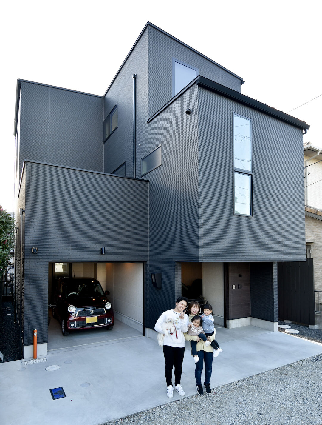 「インナーガレージ&2階リビングが魅力の3階建てのお家」_四日市市Oさま邸紹介Part.1