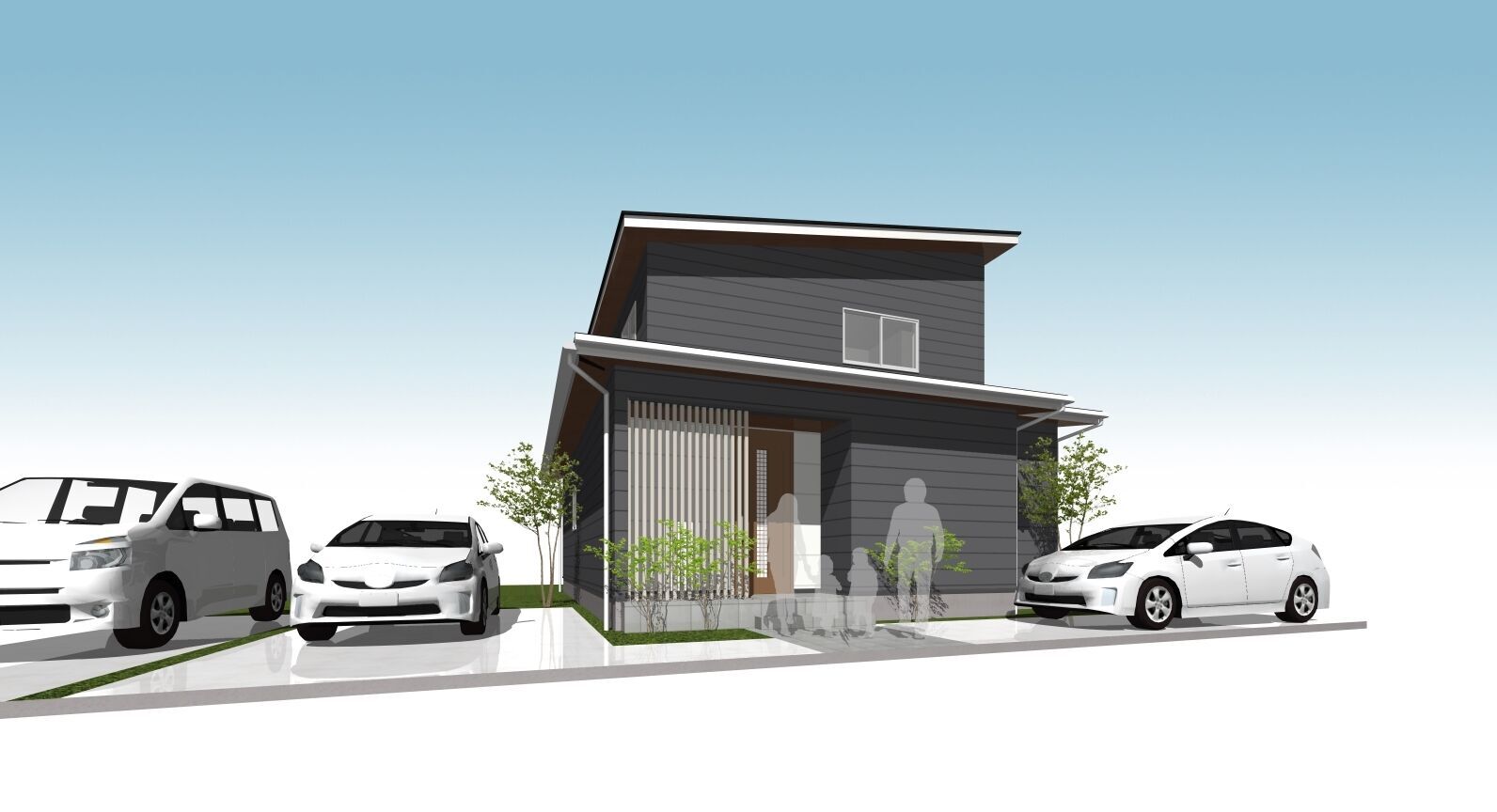三重県伊勢市小俣町新村・新築完成見学会【家中に笑い声の響く勾配天井のお家】