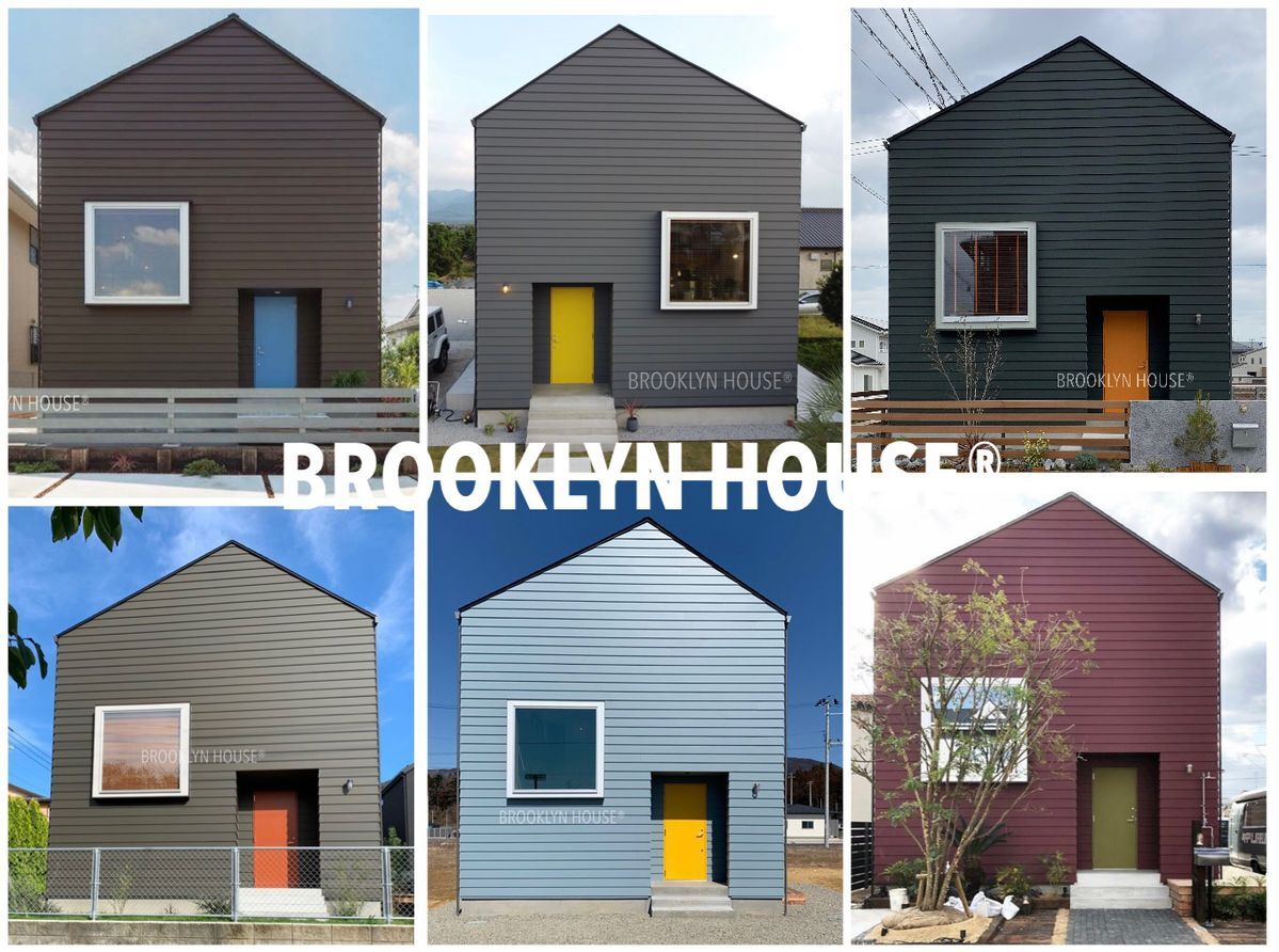 「BROOKLYN STYLE 三重」魅力紹介 BROOKLYN HOUSE®編-1 西海岸風のテイストを演出するラップサイディングの外観